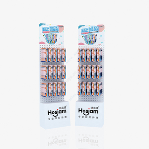 Supermarché personnalisé au détail brosse à dents électrique dentifrice snack croustilles carte postale papeterie crochet en métal présentoir support - Product Image 2