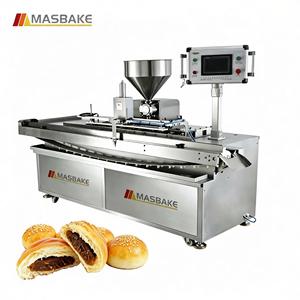 Nueva Máquina Automática Comercial de Alta Eficiencia para Rellenar Pan y Crema, de Acero Inoxidable, 60 piezas/min, 220V, para Panaderos - Product Image 1