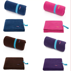 Su misura di promozione del marchio di viaggi aerei treccia treccia in pile Ritardante di Fiamma coperta con logo - Product Image 4