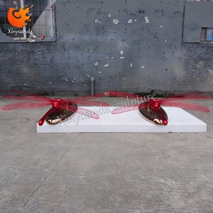 Hiện Đại Ngoài Trời Vườn Thép Không Gỉ <span class=keywords><strong>Dragonfly</strong></span> Điêu Khắc Mạ Trang Trí Nghệ Thuật Trang Trí Thủ Công Kim Loại Trang Trí - Product Image 5