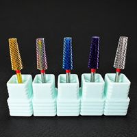 Broca de carburo de tungsteno premium de alta calidad, broca eléctrica profesional para manicura, brocas para salón de uñas.