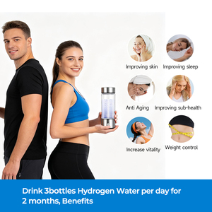 Meilleur Générateur Ioniseur <span class=keywords><strong>d</strong></span>'<span class=keywords><strong>Eau</strong></span> Hydrogénée Portatif USB, <span class=keywords><strong>Bouteille</strong></span> <span class=keywords><strong>en</strong></span> Verre Plastique <span class=keywords><strong>Alcaline</strong></span> Riche <span class=keywords><strong>en</strong></span> H2, Filtre de Tasse Santé - Product Image 2