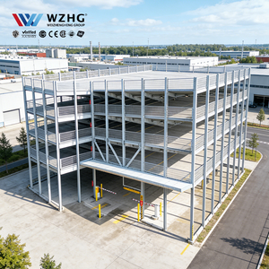 Solid-Deck Steel Parking Facility Fully Enclosed Floor car Park Building Clean Underside Tenant-space Below Compatible - Product Image 1