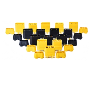 Amass XT90H-F -M XT90S XT90E XT90PB XT90PW HW Dust Cover Male Female <b>Plug</b> Connectors with Sheath 45A High Current Wholesale - Product Image 1