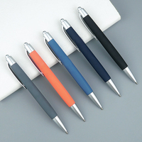Cadeau d'affaires de haute qualité, stylo à bille rétractable en gel pour le bureau, avec logo personnalisé, stylo à bille en métal