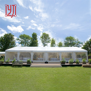 Tente de réception de luxe pour 500 personnes, grande tente blanche en PVC pour événements et fêtes en plein air, à vendre - Product Image 5
