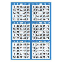 Imprimer BINGO Réutilisable 20 Feuille Haute Définition Marqueur Jeux Conception Cartes Bingo Papier