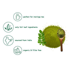 מורינגה אוליפארה עלים אבקת עלים ויטמין עשיר תמצית מזון כיתה קר מקום יבש הנדרש-אבקת ירקות ירוקה - Product Image 3