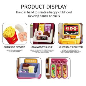 KSF 2025 plus récent semblant jouer épicerie <span class=keywords><strong>jouet</strong></span> Mini supermarché ensemble jeu de rôle <span class=keywords><strong>caisse</strong></span> <span class=keywords><strong>enregistreuse</strong></span> pour enfants meilleurs cadeaux enfants jouets - Product Image 4