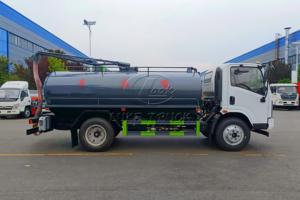 รถดูดสิ่งปฏิกูล Dongfeng T1 ขนาด 8 ลูกบาศก์เมตร รุ่น 360 °   แขนดูดแบบหมุน, ระบบเกียร์ 6 สปีด, รถทำความสะอาดสิ่งปฏิกูลสำหรับส่งออกยอดนิยม - Product Image 2