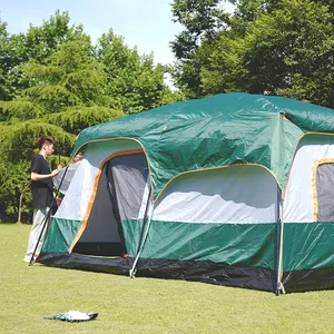 큰 가족 3 4 5 6 명 큰 캠핑 야외 장비 텐트 방수 판매