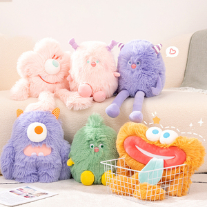 Di alta qualità su misura di peluche viola mostro giocattolo mostri giocattoli di peluche all'ingrosso biscotto mostro giocattolo di peluche - Product Image 6
