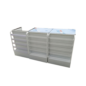 Mostrador de Recepción de Dos Compartimentos, Personalizado por Hongbai, Ecológico, Duradero, para Supermercados, Tiendas de Conveniencia y Esquinas de Supermercados - Product Image 2