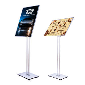 Portable A2 A3 Autonome Publicité Extérieure Affiche Cadre Enseigne Étage LED Menu Boîte À Lumière Affichage - Product Image 1