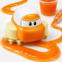 Coche de Pista de Slime Creativo DIY con Inducción para Seguir la Línea, Juguete de Riel Recargable por USB, Regalo Educativo STEM para Niños