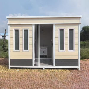 अनुकूलित थोक मूल्य गर्म बिक्री पर्यावरण के अनुकूल पोर्टेबल शौचालय मोबाइल प्रीफैब हाउस शौचालय कंटेनर आधुनिक पार्क उपयोग - Product Image 1