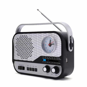 MLK-7635 nouveau modèle <span class=keywords><strong>radio</strong></span> portable am fm rechargeable 3 bandes réveil <span class=keywords><strong>radio</strong></span> sans fil avec emplacement Usb TF - Product Image 4