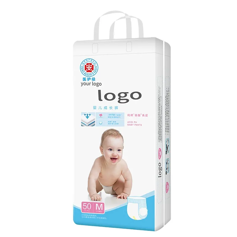 Tek kullanımlık özel etiket bebek yukarı çekin bebek bezi eğitim bezi bebek külot rüya bezi satılık