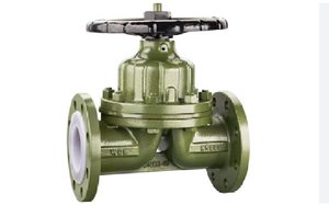 Diafragma de cierre manual anticorrosión de hierro dúctil con brida PN10/PN16 y sello de goma suave - Product Image 2