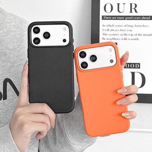 Étui de protection antichoc en cuir TPU de haute qualité pour 12/13/14/15/16/17/Pro Max avec design couleur unie - Product Image 2