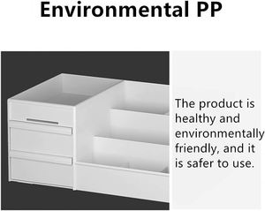 Organisateur de maquillage pour femmes très vendu, boîte de rangement de beauté, étui de rangement pour cosmétiques et rouges à lèvres - Product Image 2