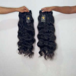 Unprocessed Indian Virgin Hair Double Drawn <b>Body</b> <b>Wave</b> Human Hair Bundles, Natural Straight Temple hair Vendors - Product Image 1