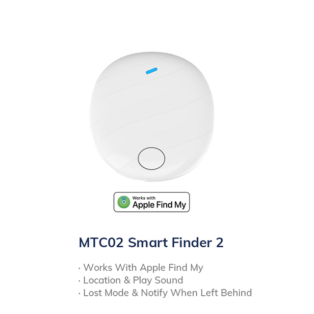 Minew MTC02 Find My Network Bluetooth Tracker MFI Finder Anti Lost Tracking Device