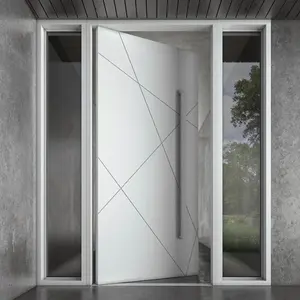 Australia Security Doors Exterior Style Modern Front Entry Door With Smart Door Lock