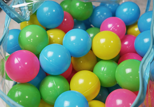 Balles de piscine en mousse TX de haute qualité, sans BPA, tailles personnalisées, 6,5 cm, PE, plastique souple coloré, non toxique pour les enfants - Product Image 6