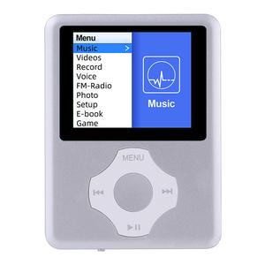 เครื่องเล่น MP3 MP4 แบบพกพา ผลิตด้วยเทคโนโลยี 3D พิมพ์จากโรงงาน ตัวเครื่องทำจากอลูมิเนียมอัลลอยด์ หน้าจอ LCD พร้อมฟังก์ชั่นบันทึกเสียง เหมาะสำหรับเล่นเพลงขณะออกกำลังกาย - Product Image 1