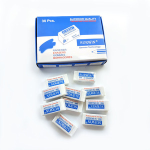 Los fabricantes suministran pequeños borradores blancos para lápices 2B para exámenes de estudiantes y dibujo artístico. - Product Image 2