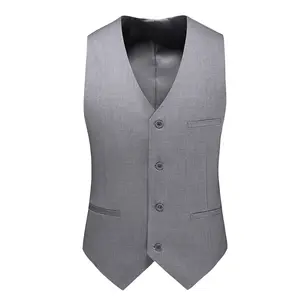 Spring and Autumn New Style Foreign Trade Men's Wear Youth Fashion Style Single breasted Business Suit Vest