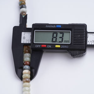 8-8.5 מ "מ אבן קריסטל חצי סיים מחרוזת חרוזים רופף - Product Image 5