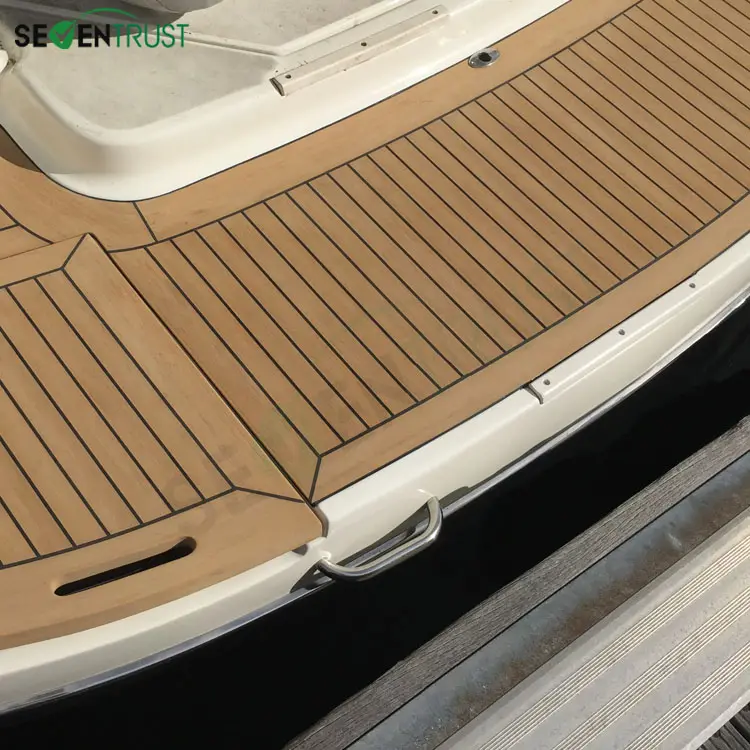 Produttore di teak sintetico decking per barche in pvc morbido in cina