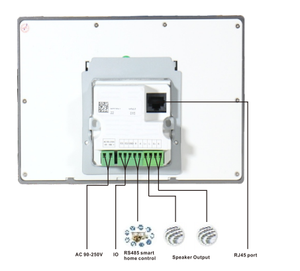 เครื่องขยายเสียงติดผนังแบบมัลติรูมสเตอริโอ WiFi บลูทูธ หน้าจอสัมผัส สำหรับควบคุมผ่านแอปมือถือ ระบบเสียงสมาร์ทโฮม BA-80T รุ่น Home - Product Image 6
