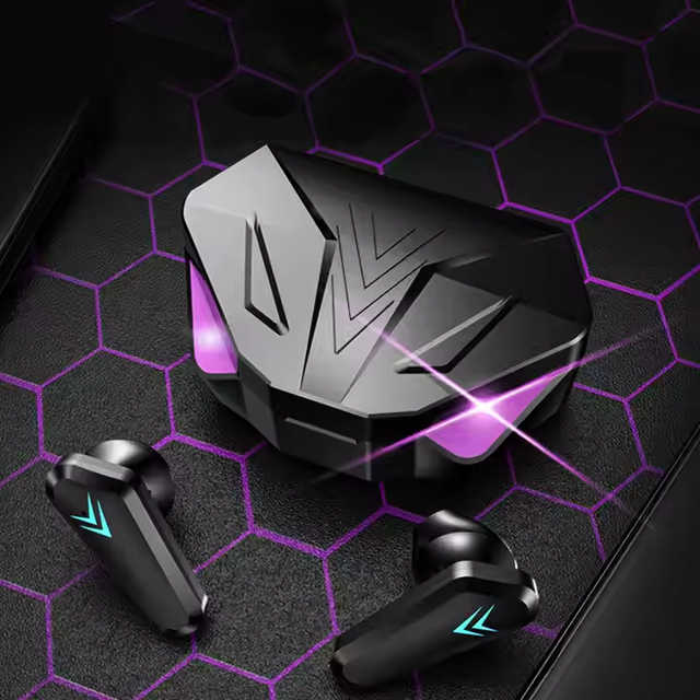 Low Price X15 Gaming Earphone Mini True Headphone Magnetic Charging HIFI Sound Sports Headset HD Call Wireless Earbuds LED Black