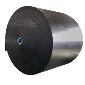 Fourniture directe d'usine extrayant la bande transporteuse en caoutchouc noir, bande transporteuse en fil d'acier en nylon