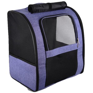 Durable Foldable Pet <b>Backpack</b> - Large Capacity Car-Ready Carrier for <b>Cats</b> & Small Dogs - Product Image 1