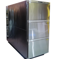 Réfrigérateur Mortuaire Portable Américain/Européen MR-AC-3-IDC Trois Portes 2400x860x1950mm -21°C Sans Givre Durable pour Usage Temporaire