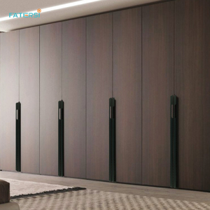 Pegangan lemari pakaian minimalis Italia bebas Slot pegangan laci pintu lemari tembus atas aluminium Aloi - Product Image 4