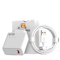 Chargeur USB rapide 67W pour 14/13/12/11/10 Ultra Redmi Note 12T 13 Pro Turbo, câble de charge rapide tressé TPE, connecteur iPhone