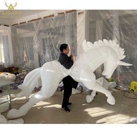 Costume de cheval gonflable en PVC, 2 pièces de haute qualité, Costume gonflable pour la vente
