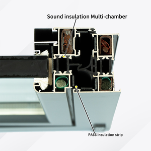 <span class=keywords><strong>Prix</strong></span> de gros Économe en énergie Glaçure trempée Fenêtres à battant en alliage d'aluminium à rupture thermique 70 Balançoire pour hôtels <span class=keywords><strong>Maison</strong></span> <span class=keywords><strong>passive</strong></span> - Product Image 3