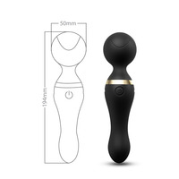 Jouets sexuels pour femmes, baguette de massage rotative sans fil étanche pour le point G, plug anal silencieux, masseur vibrant