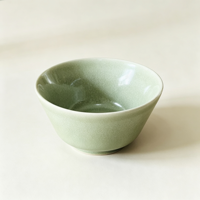 EKA 2026 Nouvelle Tendance Service de Table Vert Pistache – Bol et Assiette en Céramique Mate Verte pour Hôtels et Complexes – Fournisseur OEM/ODM