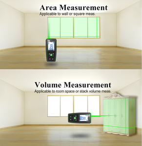 Distancemètre <span class=keywords><strong>laser</strong></span> double puissance rechargeable et batterie 3A Outil numérique portable pour la construction et l'aménagement intérieur - Product Image 5