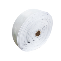 Tuyau agricole perforé Plentirain, tuyau plat en PE pré-perforé, conception double couche avec sortie filetée intégrée