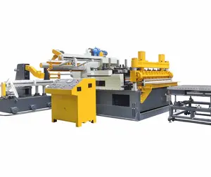 Metal Uncoiling Production Cutting Steel Coil Shearing Straightening Machine Cut To Length Line