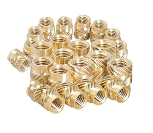 M2 M3 M4 M5 đôi Twill Brass Knurled chèn <span class=keywords><strong>Nut</strong></span> Brass nóng chảy chèn hạt sưởi ấm đúc đồng Knurled <span class=keywords><strong>NUT</strong></span> - Product Image 4