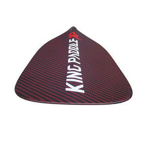 Pagaie en fibre de carbone pour surf, pagaie en fibre de carbone, lame <span class=keywords><strong>rouge</strong></span>, réglable, personnalisée en gros - Product Image 1